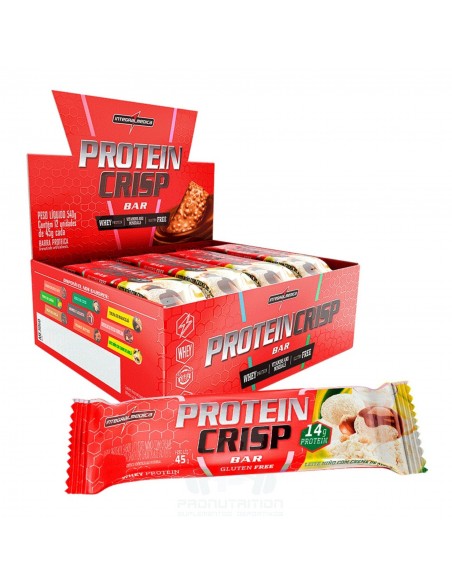 Integral Protein Crisp Bar - Leche con crema de avellana - 1und