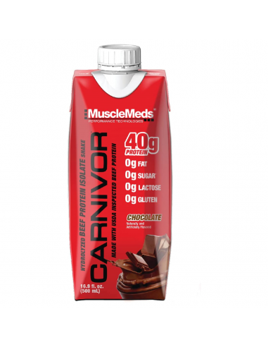 Musclemeds Carnivor Isolate Protein Shake Chocolate 1 Unidad/500ml