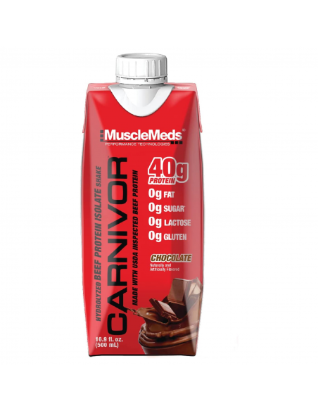 Musclemeds Carnivor Isolate Protein Shake Chocolate 1 Unidad/500ml
