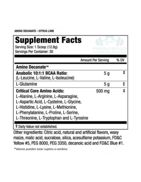 Musclemeds Carnivor Amino Decanate - 30 servidas