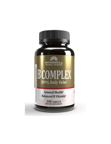 Windmill B Complex 100% Daily Value 100 capsulas