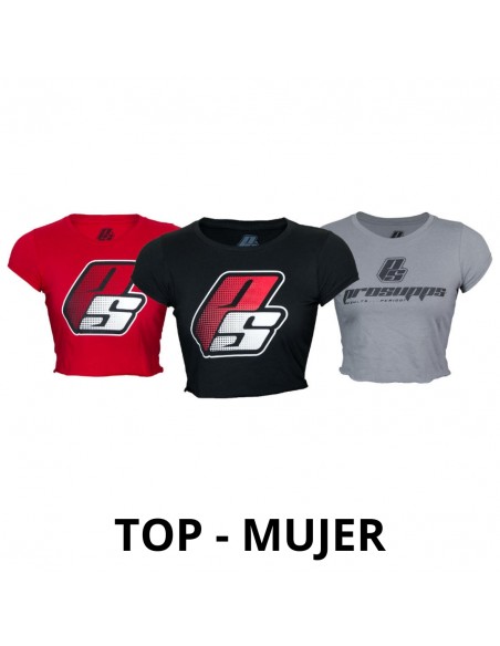 Top Prosupps para Mujer - Talla XS - Roja