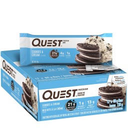 Quest bar Cookies and Cream 1 Barra proteína
