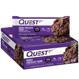 Quest bar Double Chocolate Chunk 1 Barra proteína