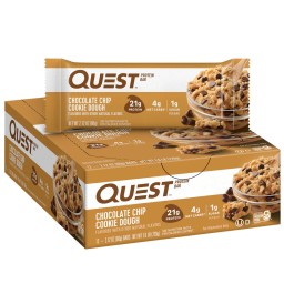 Quest bar Chocolate Chip Cookie Dough 1 Barra proteína