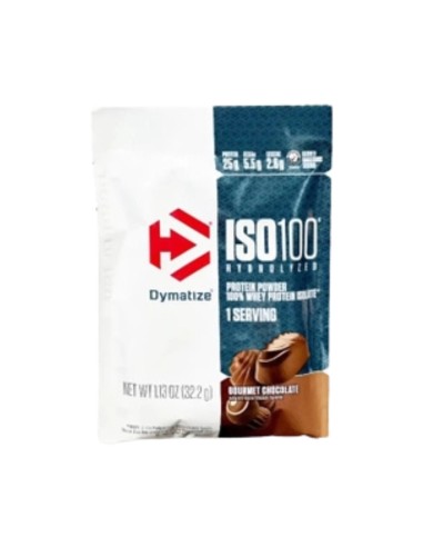 Dymatize ISO100 Chocolate Sample 1 Servida