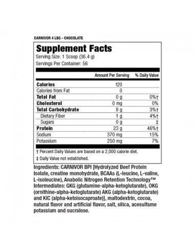 Musclemeds Carnivor Isolate - 4 Libras