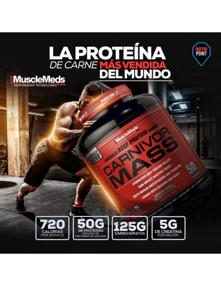 Musclemeds Carnivor Mass - 10 Libras