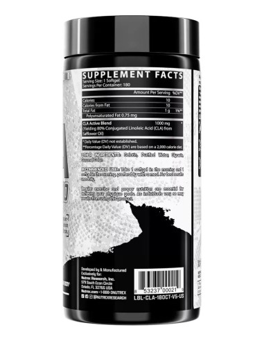 Nutrex CLA 1000 Mg - 180 cápsulas