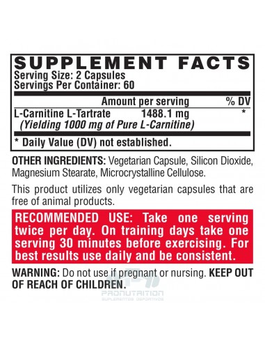 Nutrex Lipo6 Carnitina 1000 - 120 cápsulas