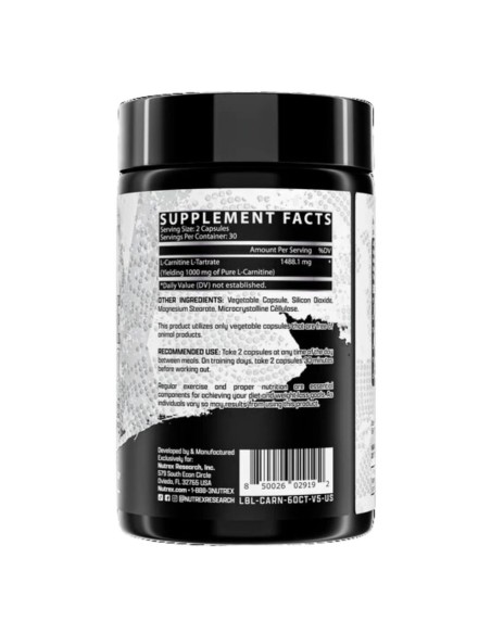 Nutrex Lipo6 Carnitina 1000 - 120 cápsulas