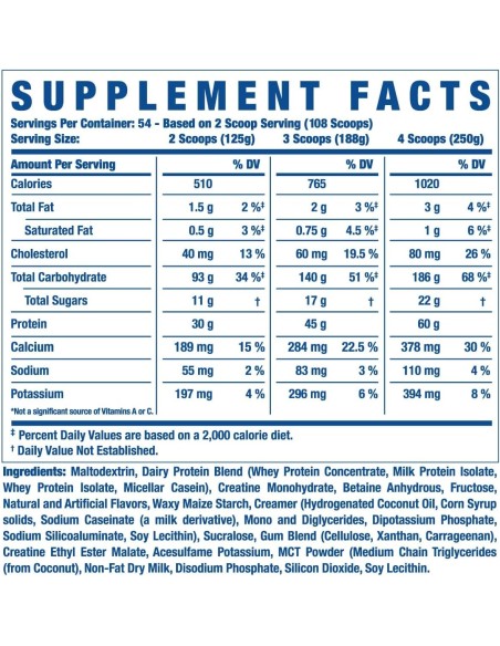 Ronnie Coleman King Mass XL - 15 Libras
