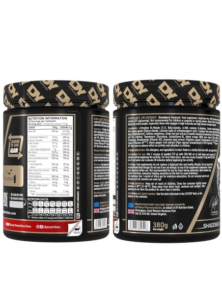 Blood & Guts DY Nutrition 380g – Pre Entreno Extremo Ecuador