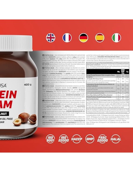 Biotech Protein Cream 400gr Chocolate Blanco