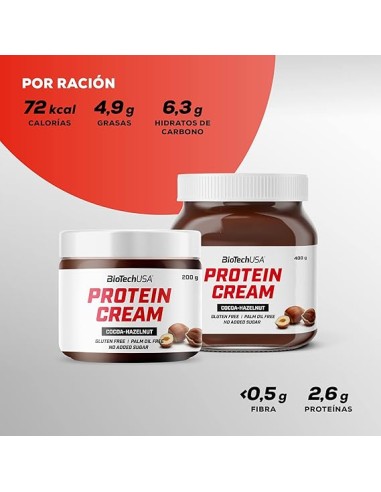 Biotech Protein Cream 400gr Chocolate Blanco