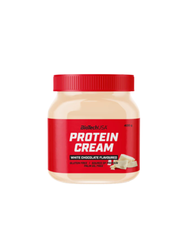 Biotech Protein Cream 400gr Chocolate Blanco