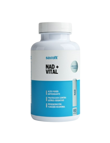 Saxofit NAD + Resveratrol y Vitamina K - 60caps