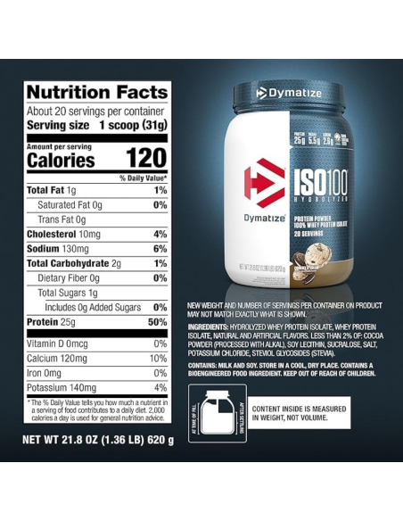 ISO100 Hidrolizada 1.4 lb – Dymatize