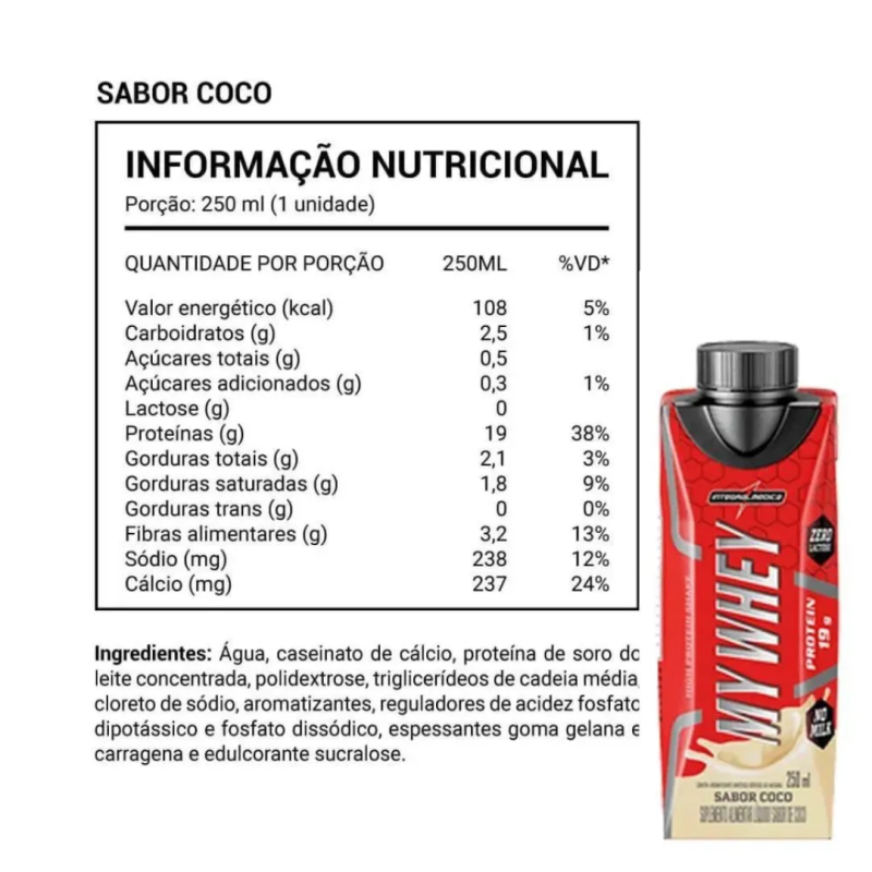 Integral Medica Bebida De Proteína My Whey 250ml x 1
