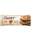 Quest Bar S’Mores – Barra de Proteína 21g | Sabor Chocolate, Malvavisco y Galleta