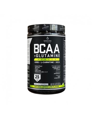 Sascha Fitness BCAA+Glutamina - 25 servidas