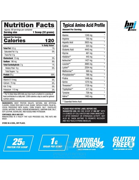 BPI ISO HD - 5 Libras